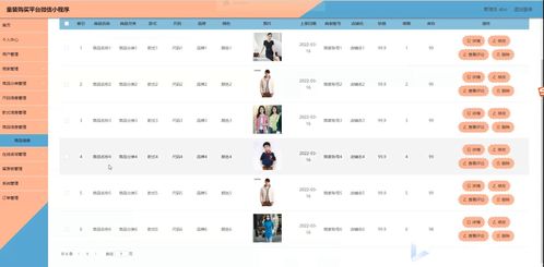 精品微信小程序ssm的童裝購買購物商城平臺網站 后臺 前后分離vue